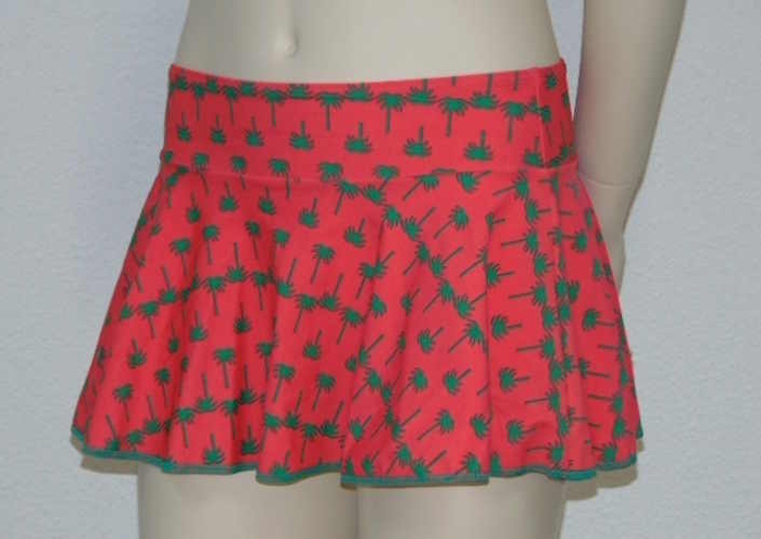 Boobs & Bloomers Palm roze/groen strandmode
