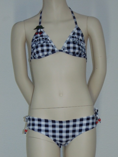 Boobs & Bloomers Dutch blauw/wit bikini set