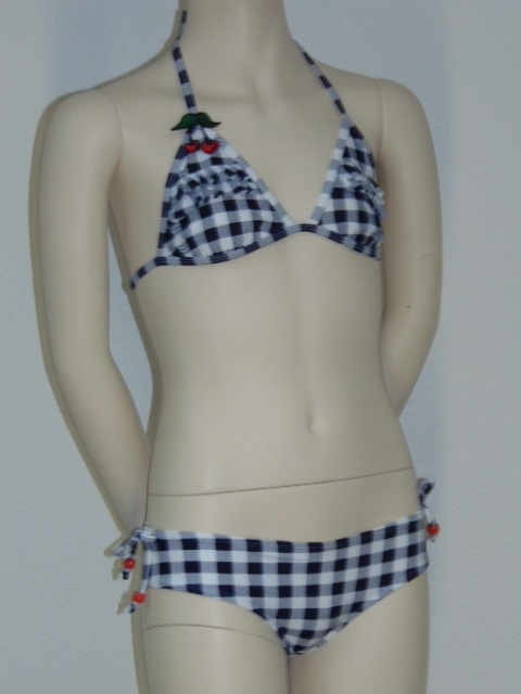 Boobs & Bloomers Dutch blauw/wit bikini set