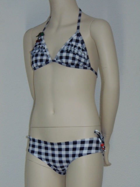 Boobs & Bloomers Dutch blauw/wit bikini set