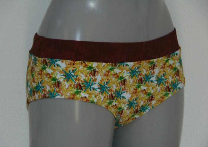 LingaDore Beach Zanzi Coconut Tree geel bikini broekje