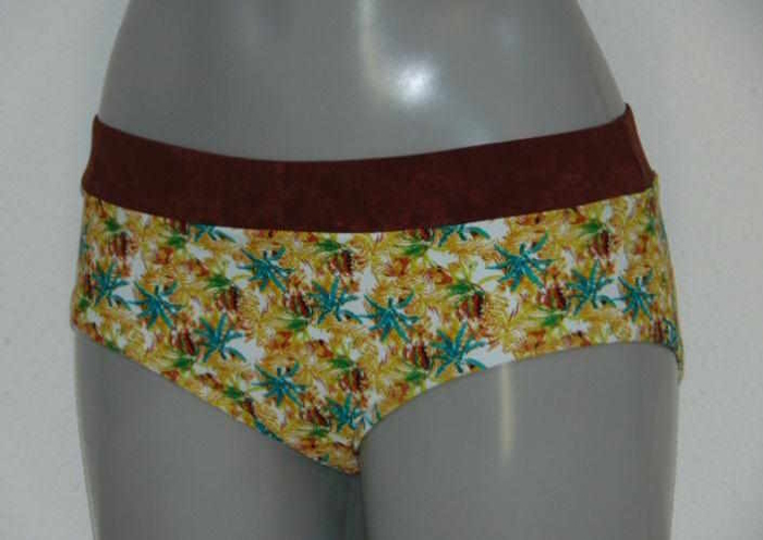 LingaDore Beach Zanzi Coconut Tree geel bikini broekje