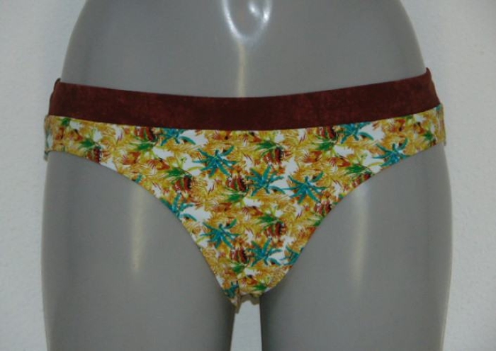 LingaDore Beach Zanzi Coconut Tree geel bikini broekje