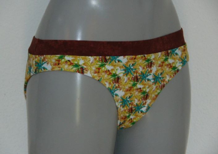 LingaDore Beach Zanzi Coconut Tree geel bikini broekje