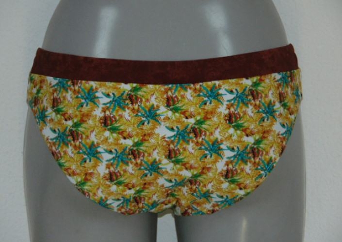 LingaDore Beach Zanzi Coconut Tree geel bikini broekje