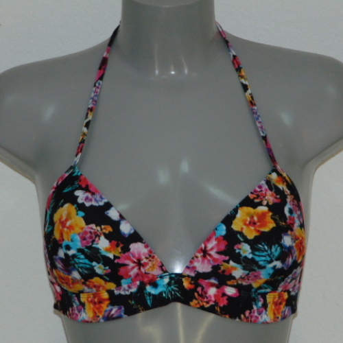 LingaDore Beach Hula zwart/print push up bikinitop