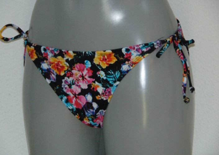 LingaDore Beach Hula zwart/print bikini broekje