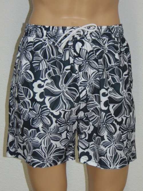 Nickey Nobel George wit/grijs zwemshort