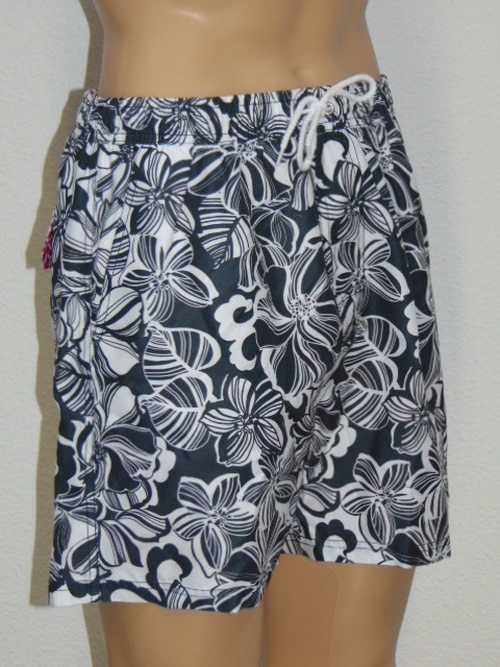 Nickey Nobel George wit/grijs zwemshort