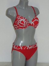 Nickey Nobel Ship Rope rood/print bikini set