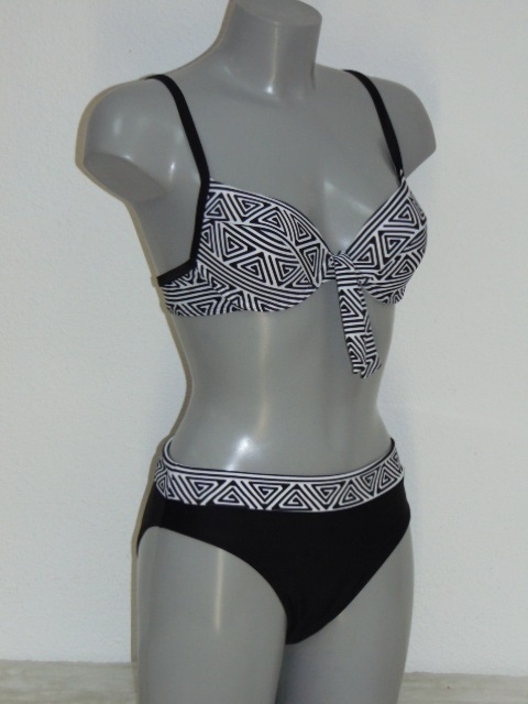 Nickey Nobel Aztek zwart/wit bikini set