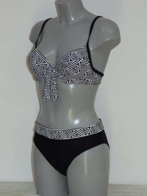 Nickey Nobel Aztek zwart/wit bikini set