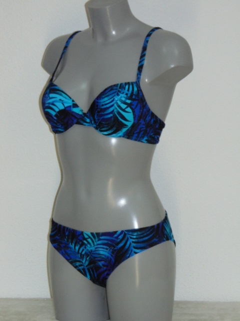 Nickey Nobel Palm blauw bikini set
