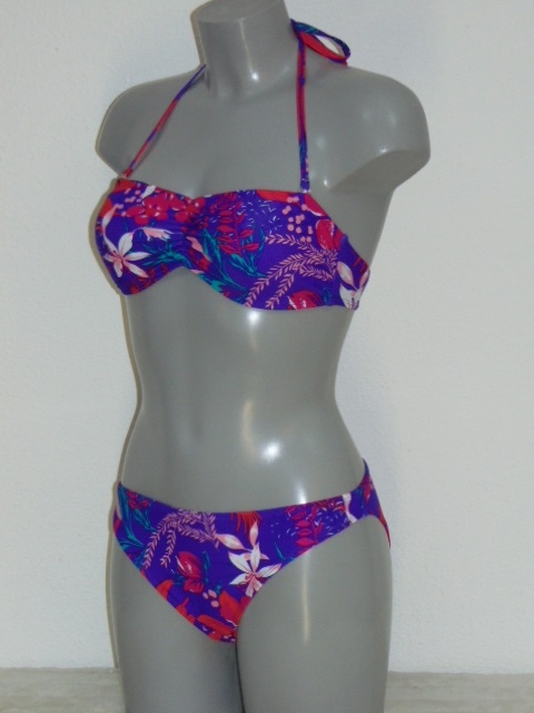 Nickey Nobel Jungle Flowe paars bikini set