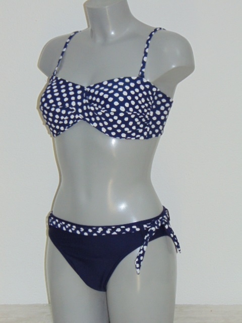 Nickey Nobel Clauds marine blauw/wit bikini set