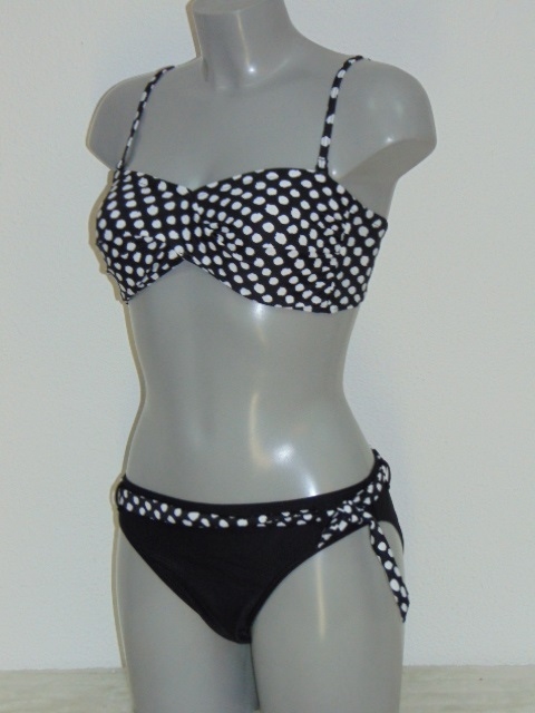 Nickey Nobel Clauds zwart/wit bikini set