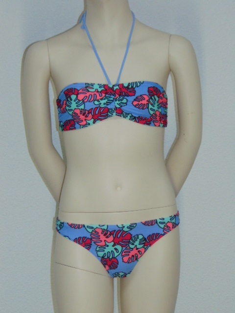Boobs & Bloomers Britta paars/print bikini set
