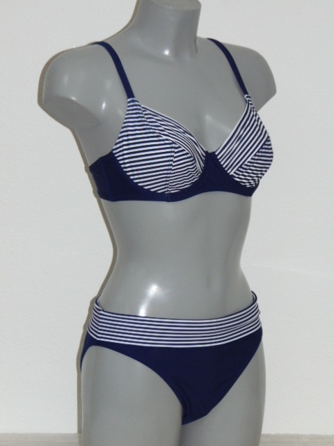 Nickey Nobel Karly marine blauw/wit bikini set