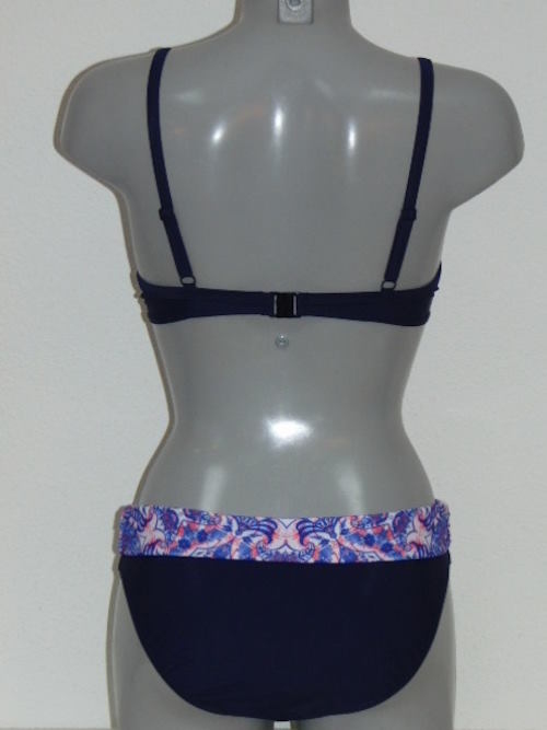 Nickey Nobel Gemma marine blauw/print bikini set