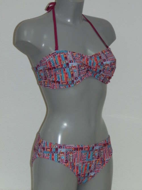 Nickey Nobel Lotte roze/print bikini set