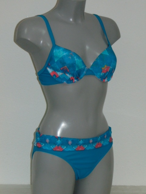 Nickey Nobel Melody blauw/print bikini set