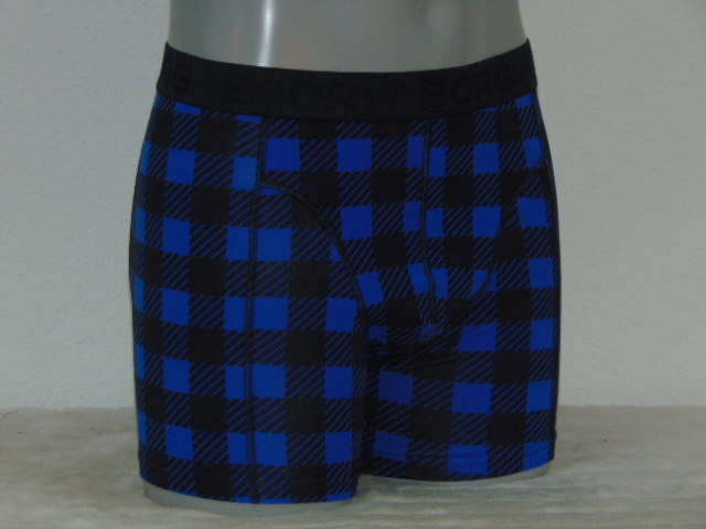 Björn Borg Gringham blauw/print boxershort