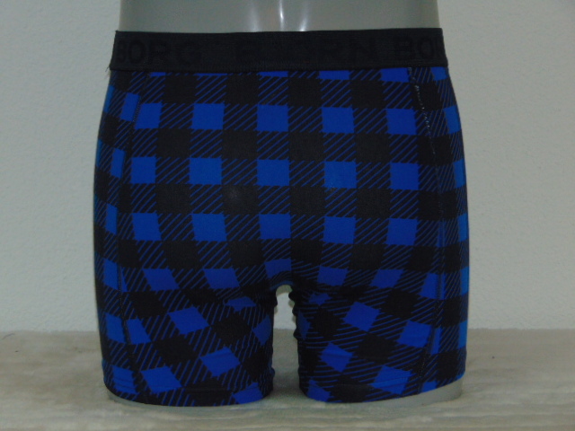 Björn Borg Gringham blauw/print boxershort