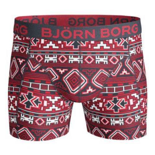Björn Borg Native rood/print boxershort