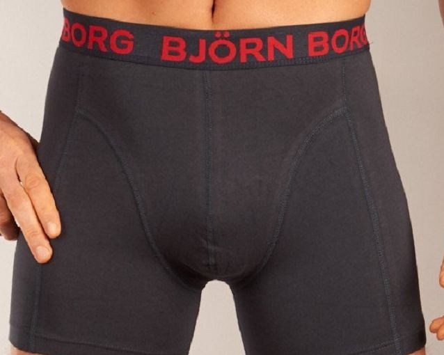 Björn Borg Basic marine blauw/rood boxershort