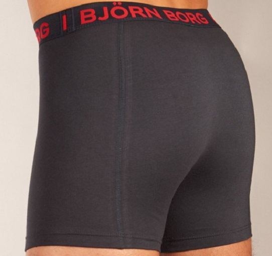 Björn Borg Basic marine blauw/rood boxershort