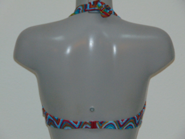 LingaDore Beach Isla blauw/print voorgevormde bikinitop