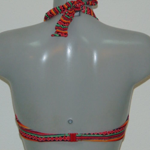 LingaDore Beach Azteca rood/print voorgevormde bikinitop