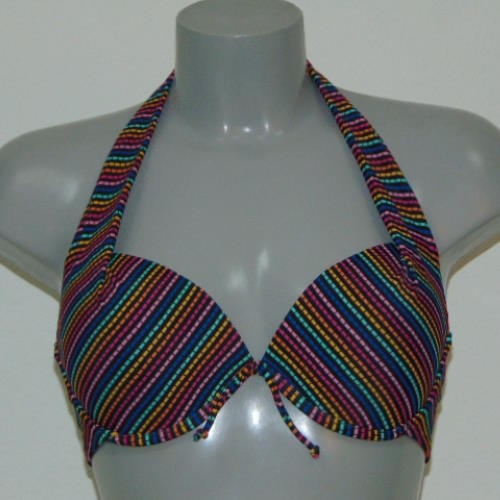 LingaDore Beach Ipanema zwart/print voorgevormde bikinitop