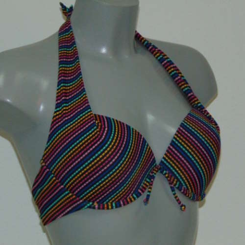 LingaDore Beach Ipanema zwart/print voorgevormde bikinitop