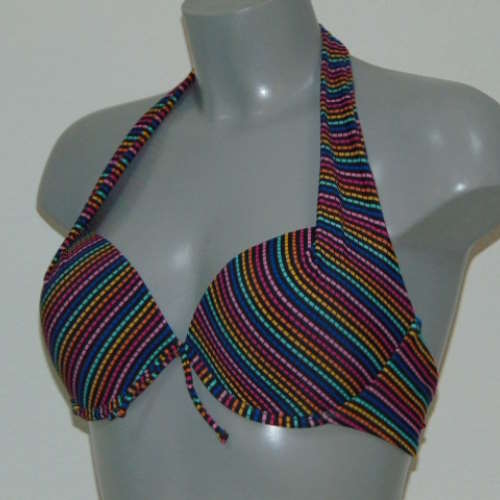 LingaDore Beach Ipanema zwart/print voorgevormde bikinitop