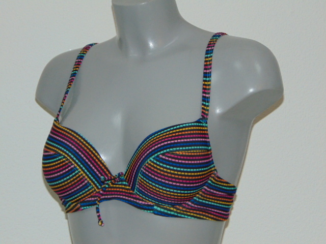 LingaDore Beach Ipanema zwart/print push up bikinitop