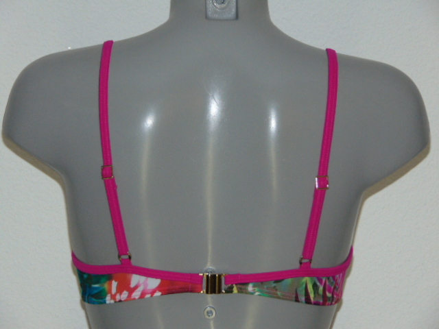 Sapph Badmode Costa Rica groen/roze voorgevormde bikinitop