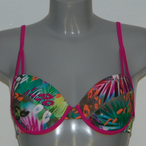 Sapph Badmode Costa Rica groen/roze voorgevormde bikinitop