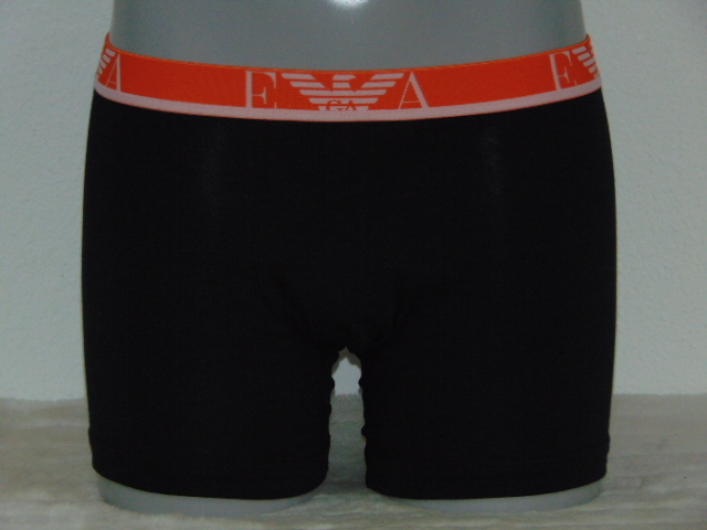 Armani Heren Piccolo zwart/oranje boxershort
