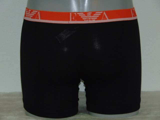 Armani Heren Piccolo zwart/oranje boxershort