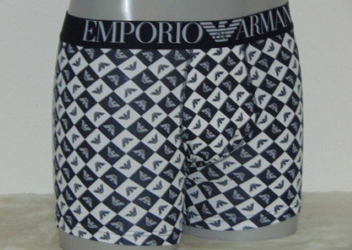 Armani Heren Irriconoscibile zwart/wit boxershort