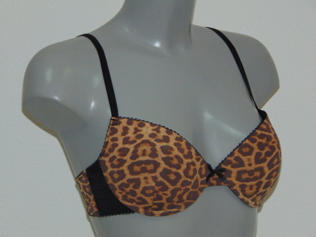 Cybéle Leopard bruin/print push up bh