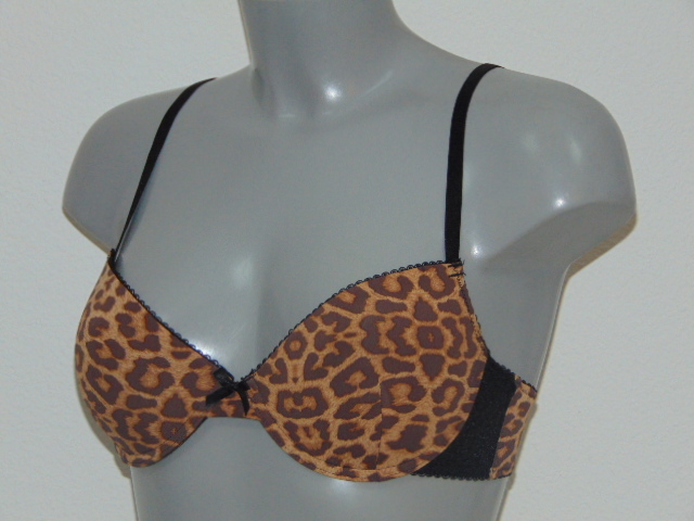 Cybéle Leopard bruin/print push up bh