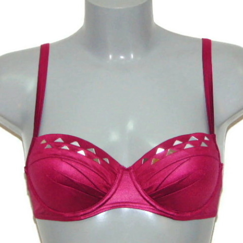 Marlies Dekkers Badmode Lagerthas Reflection fuchsia voorgevormde bikinitop