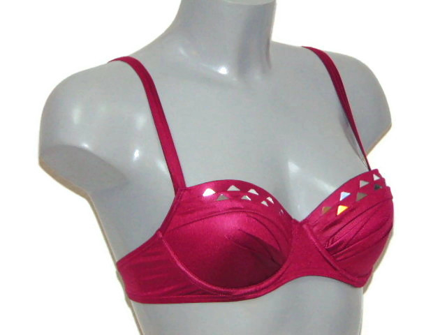 Marlies Dekkers Badmode Lagerthas Reflection fuchsia voorgevormde bikinitop