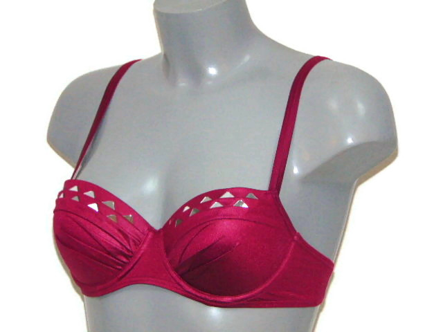 Marlies Dekkers Badmode Lagerthas Reflection fuchsia voorgevormde bikinitop