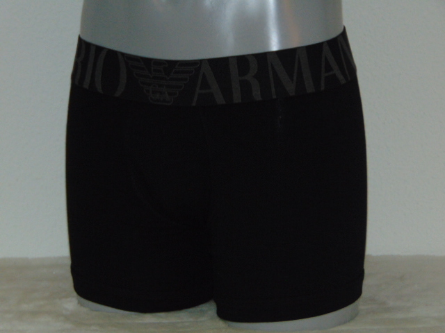 Armani Heren Superiore zwart boxershort