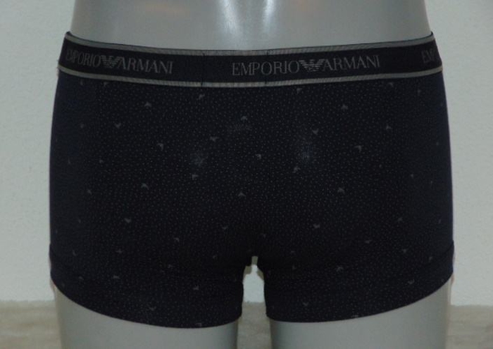 Armani Heren Trunk marine blauw/print boxershort