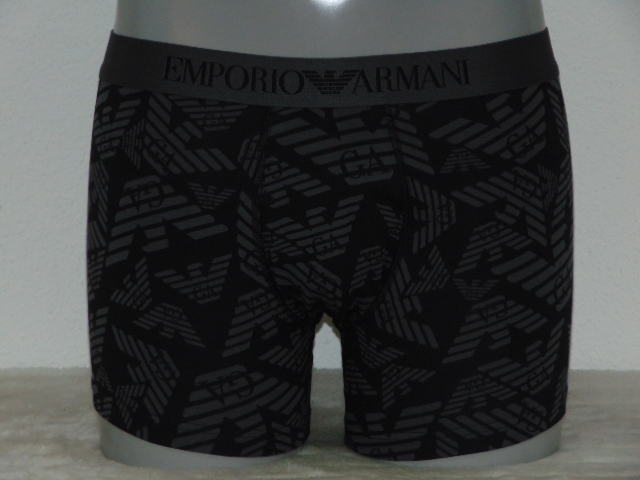 Armani Heren Superiore grijs/print boxershort