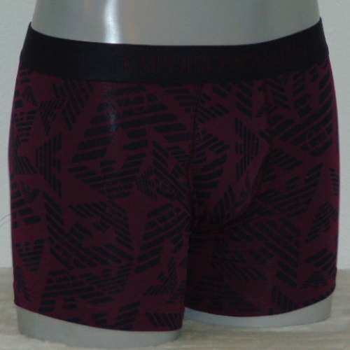 Armani Heren Superiore bordeaux boxershort